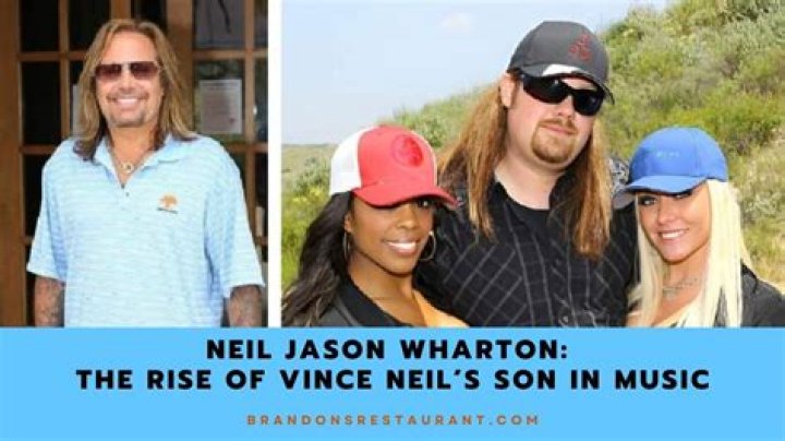 Vince Neil with his son Neil Wharton