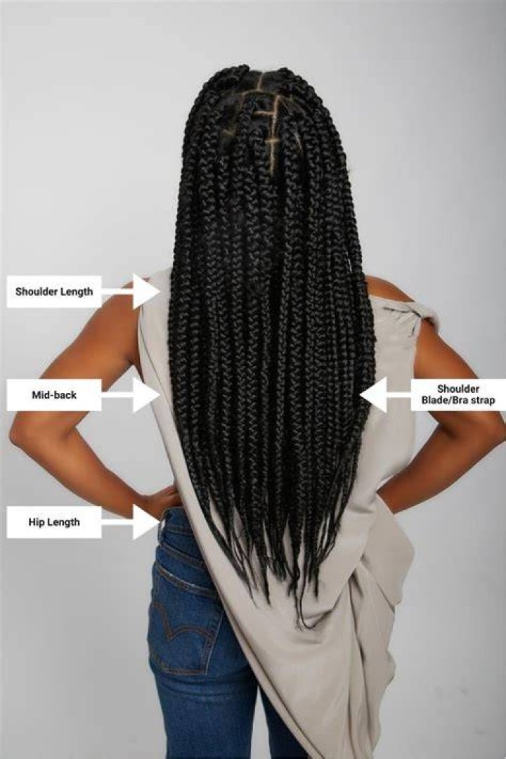 Waist Length Medium Knotless Box Braids Today i show you how todo