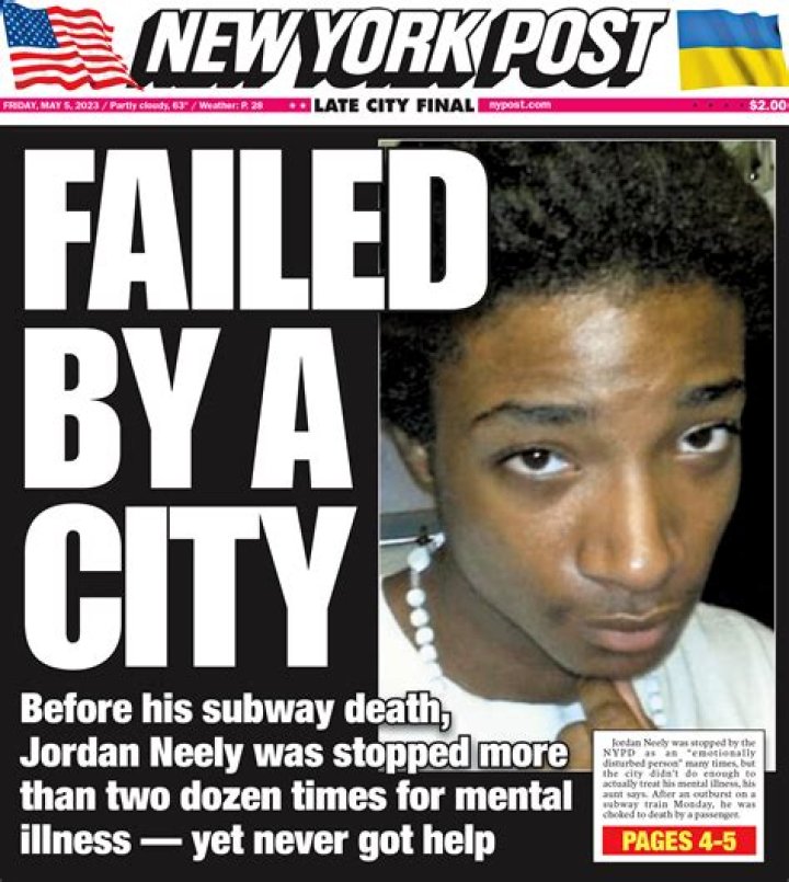 Who Was Jordan Neely? NYC Subway Passenger Death & Obituary