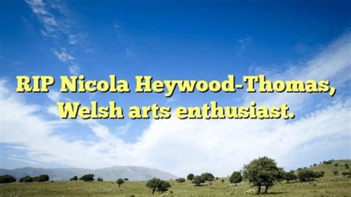 Who Was Nicola Heywood Thomas? Wikipedia And Age